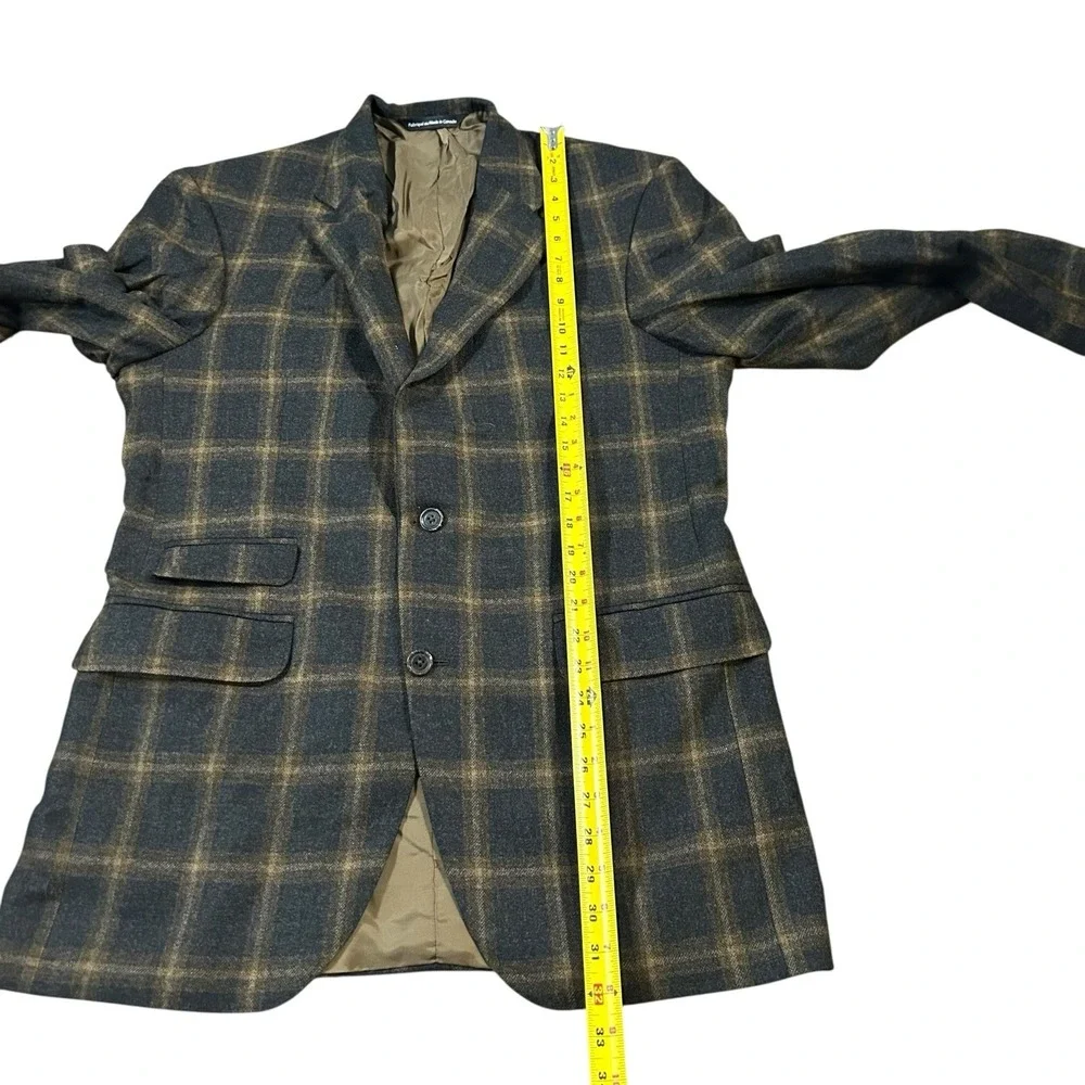 Spiegel Holland & Sherry Coppley Black Label Men's Cashmere Wool Blazer Plaid‎
